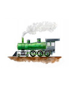 Affisch - Tåg Motor