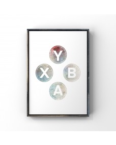 Affisch - Spel / Alfabet