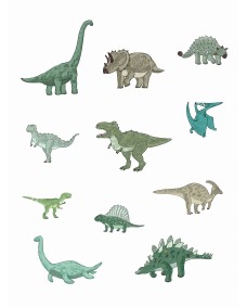 Affisch - Dinosaurier / 02