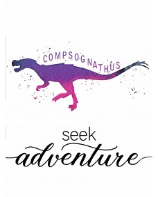 Affisch -  COMPSOGNATHUS / Seek Adventure