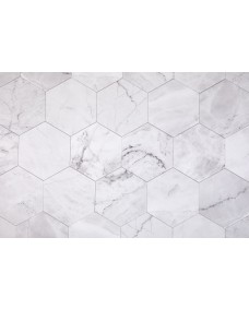 Kakelklistermärke - Hexagon Grey Peel and Stick Kakel / 24 st