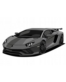 Väggdekal - Lamborghini Sportbil