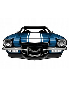 Väggdekal - Retro Cadillac