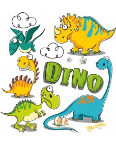 Väggdekal - Dino