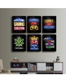 Posters - HOUSE OF GAMING / set om 6
