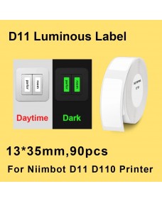 NIIMBOT Thermal Labels Stickers / 13 x 35 mm / 90st / Självlysande