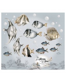 Väggdekal - Fisk / Berättelser Från Havet
