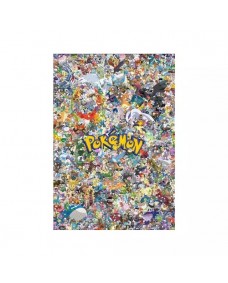 Poster - Japansk klassisk anime Dragon Ball Z figursamling / Pokemon