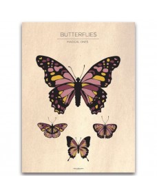 Poster - Fjärilar / Årgång
