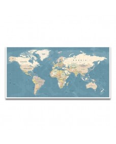 Poster - Världskarta