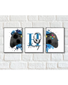 Posters - XBox / Gaming / Personlig / Set om 3