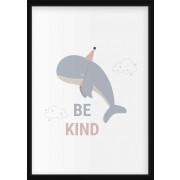 Affisch - Havsdjur, Be kind