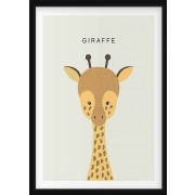 POSTER - Giraff med text