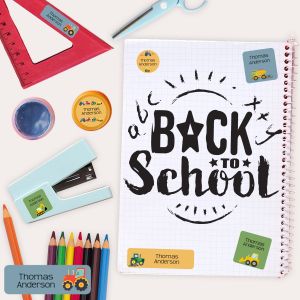 Självhäftande Multi lappar i olika storlekar (31-pack)
