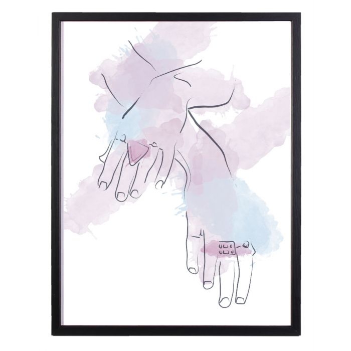 Poster -  Svartvit ritning nr 10