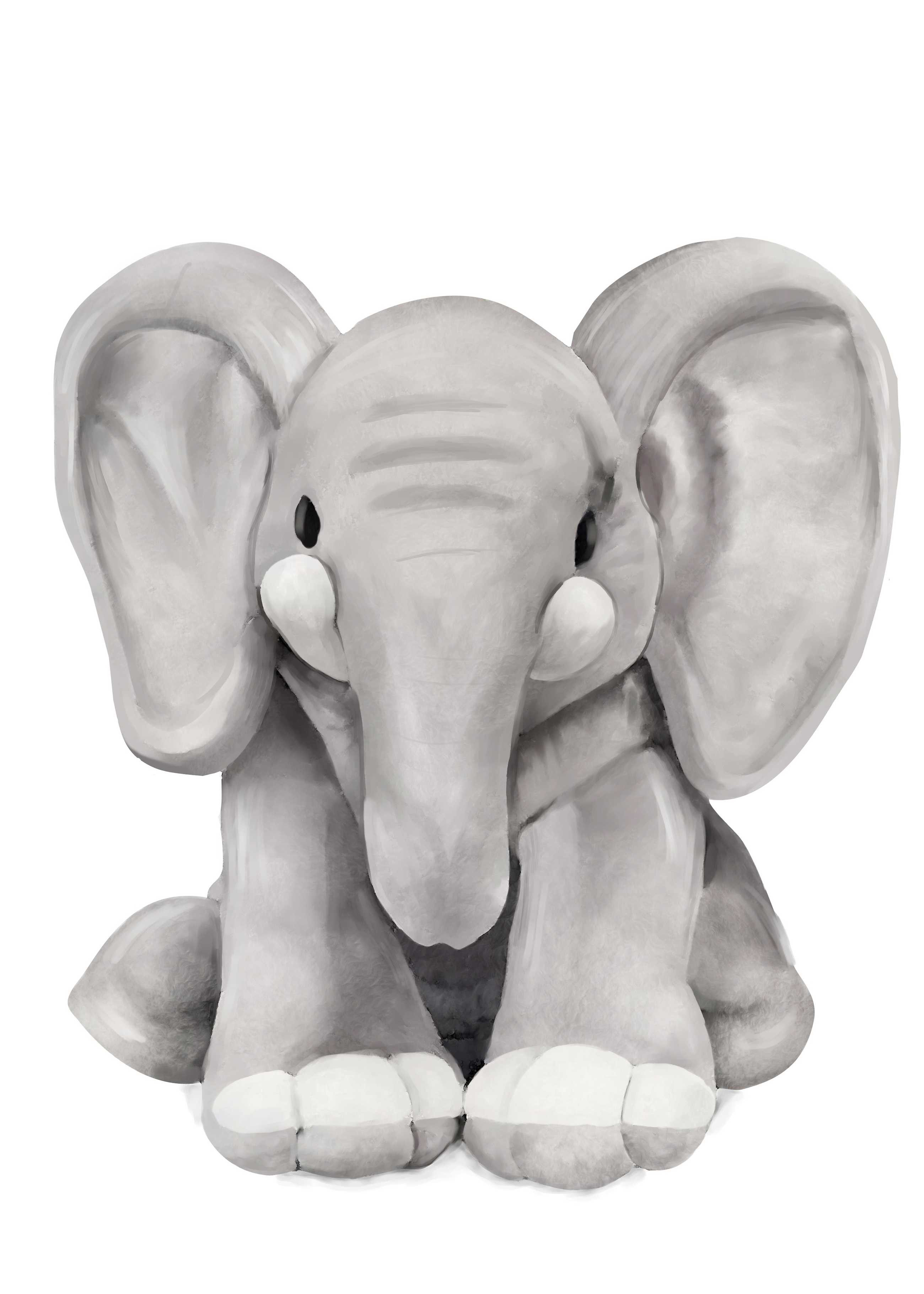Väggdekal - Elefant