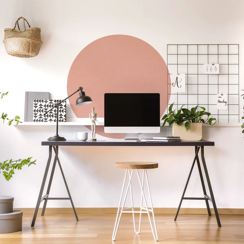 Väggdekal - Gedigen Boho Circle / Medium