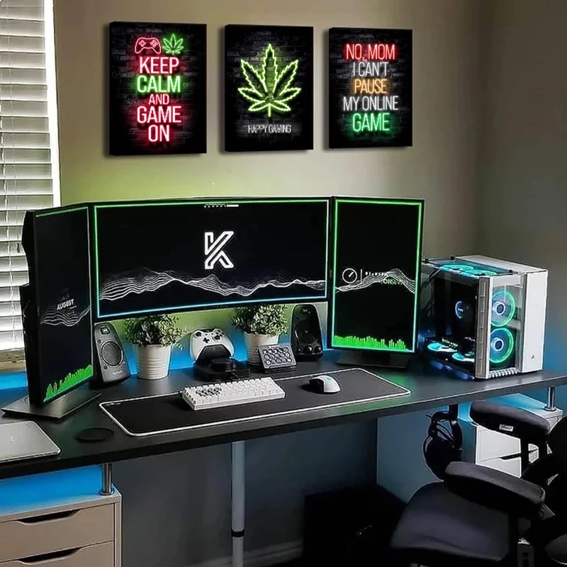 Posters - HAPPY GAMING / Set om 3