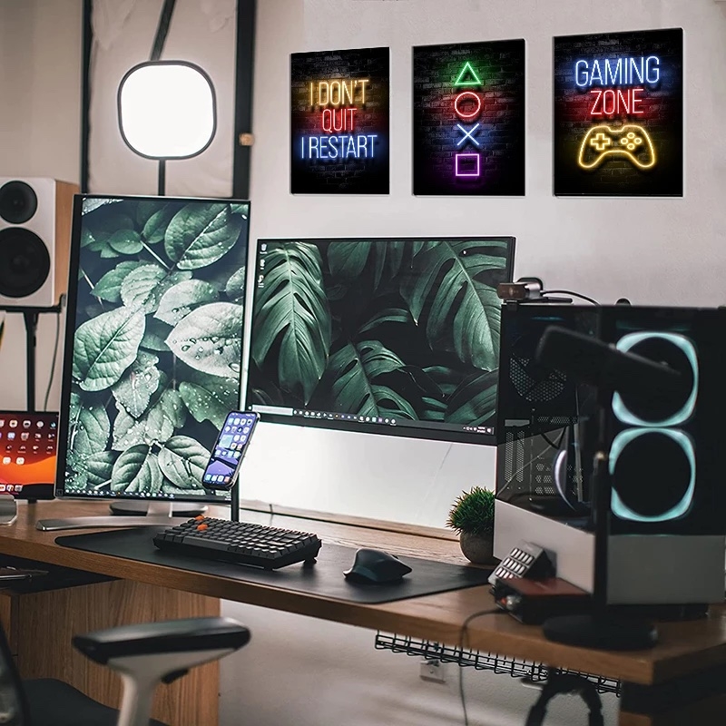 Posters - GAMING ZONE / Set om 3