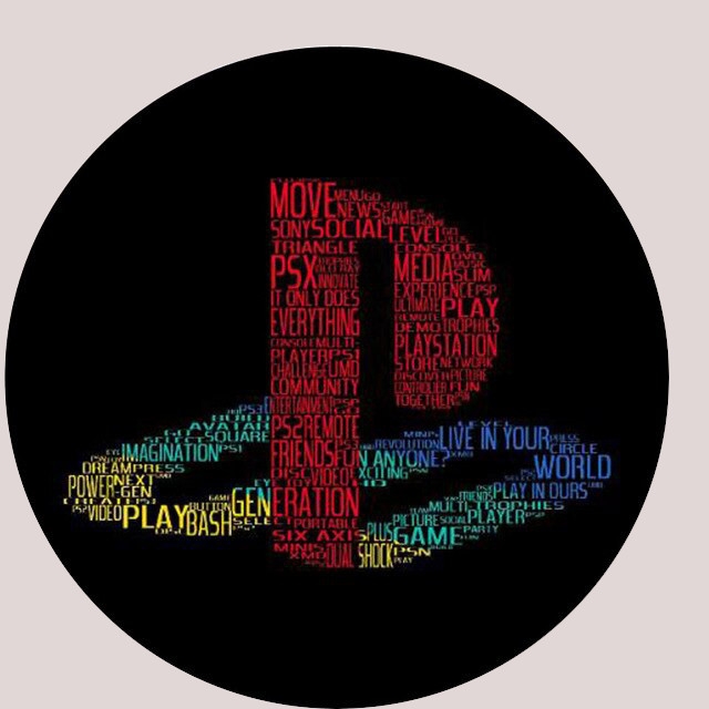 Väggdekal - PlayStation / Runda / 02