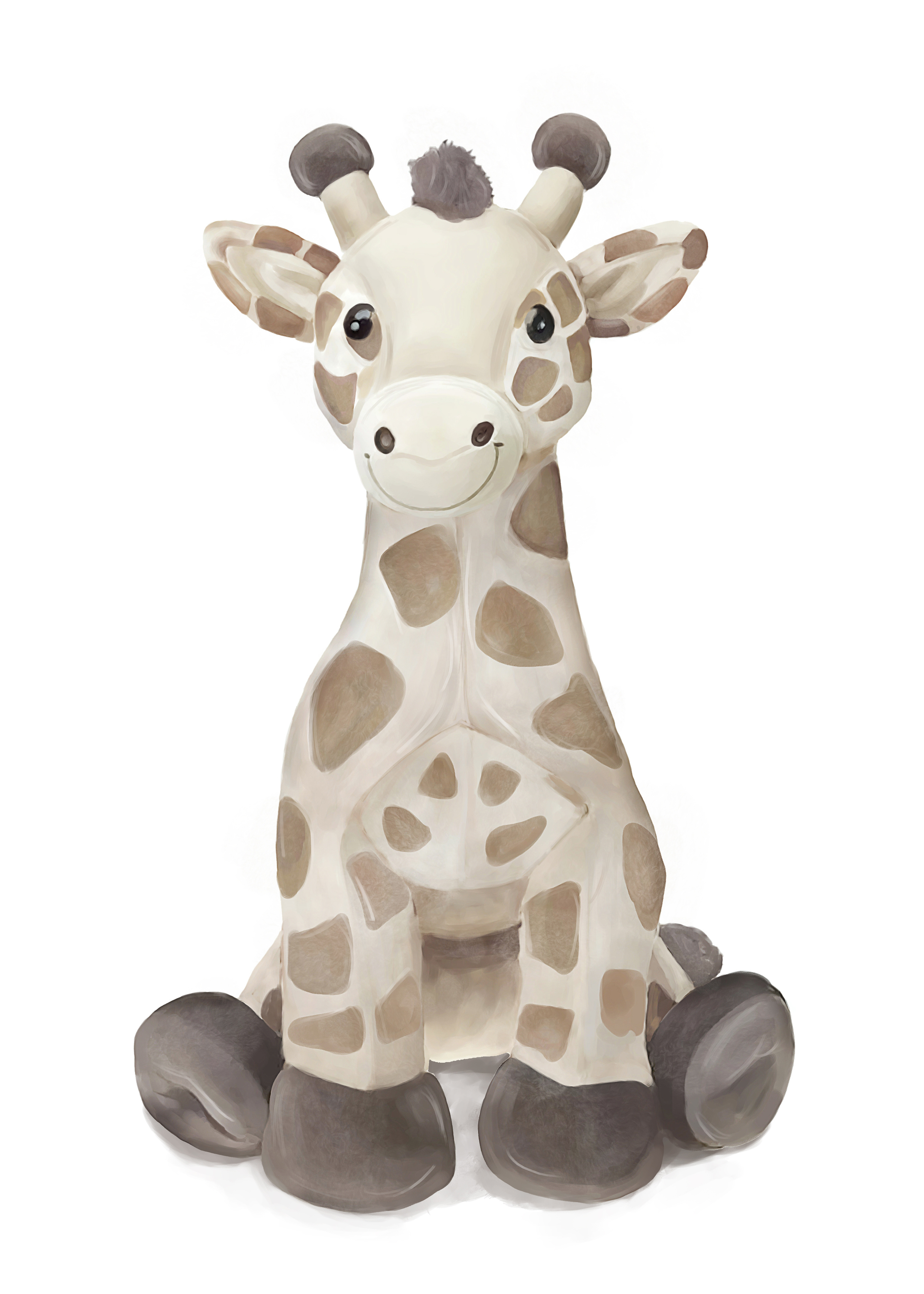 Väggdekal - Giraff