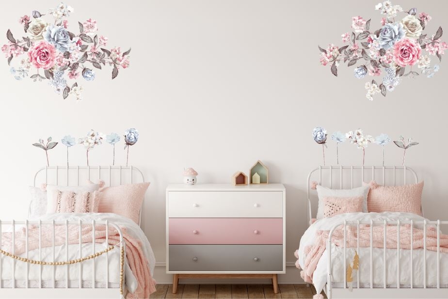 Wallstickers- Blomsteräng XL
