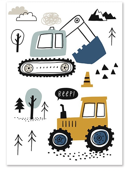 Poster - Byggfordon / 02