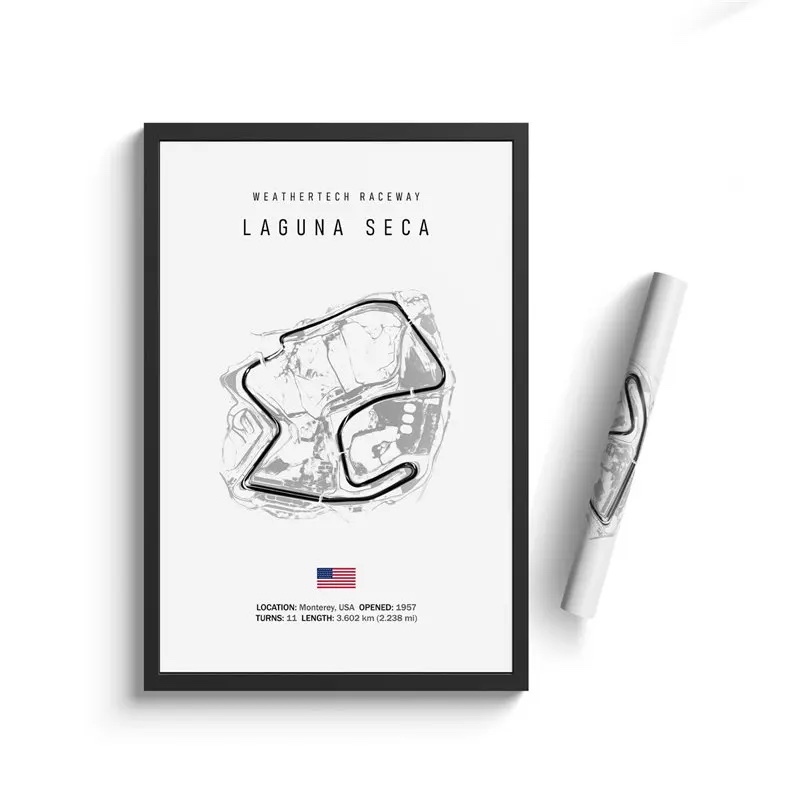 Affisch – WEATHERTECH RACEWAY / LAGUNA SECA