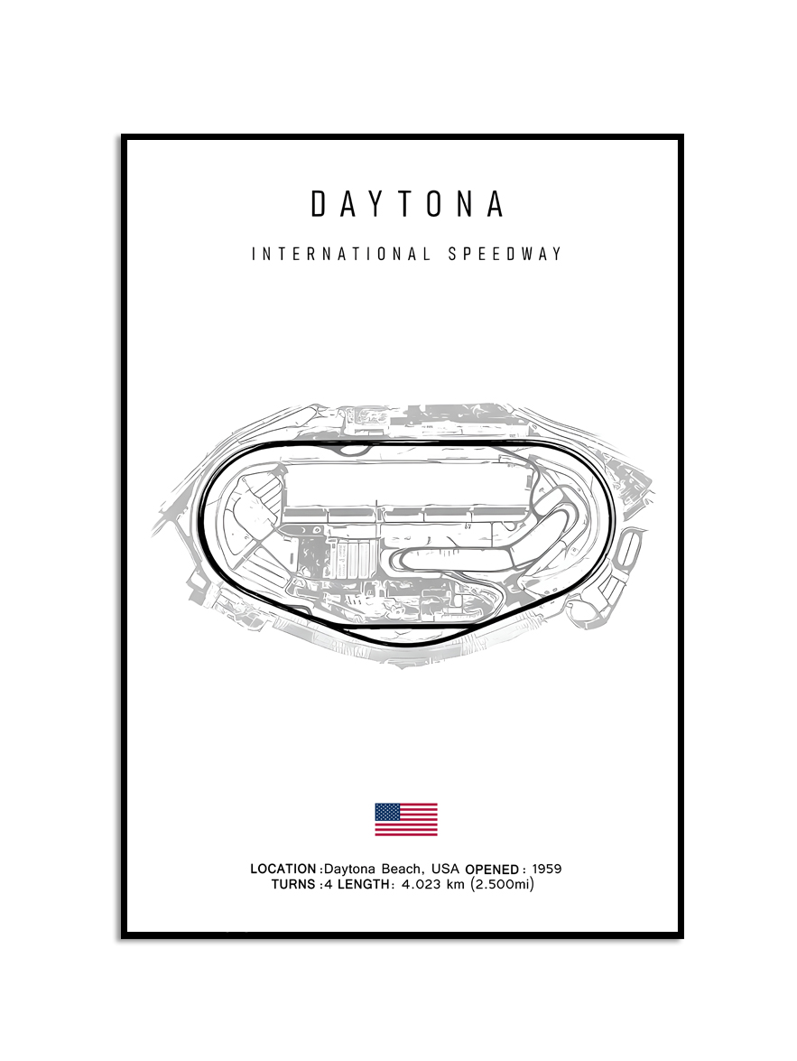 Affisch – DAYTONA / INTERNATIONAL SPEEDWAY / 02