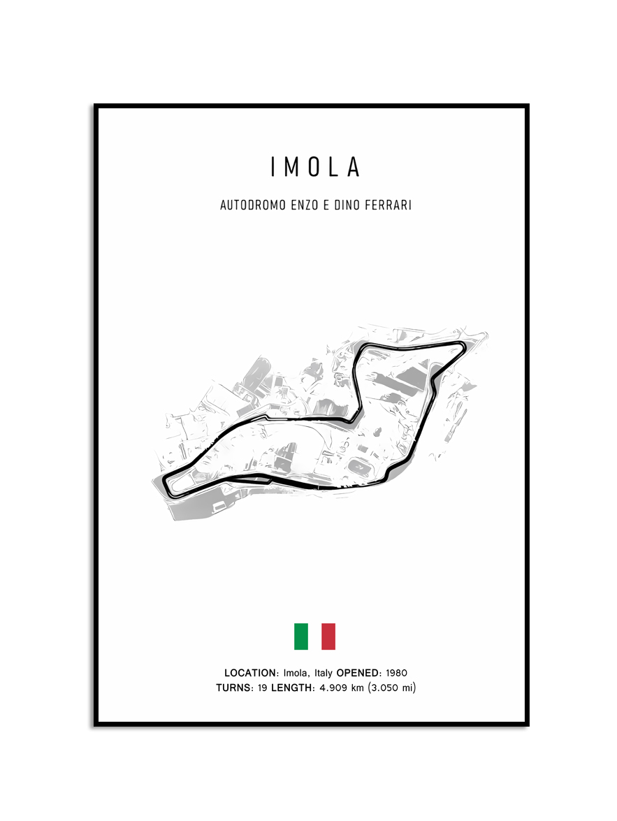 Affisch – IMOLA / AUTODROMO ENZO E DINO FERRARI