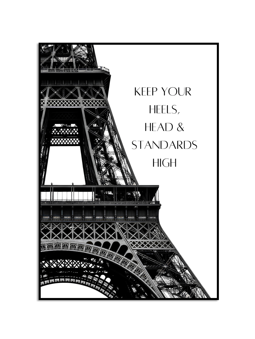 Poster - Inspiration från Eiffeltornet