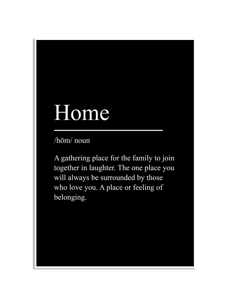 Affisch – Home