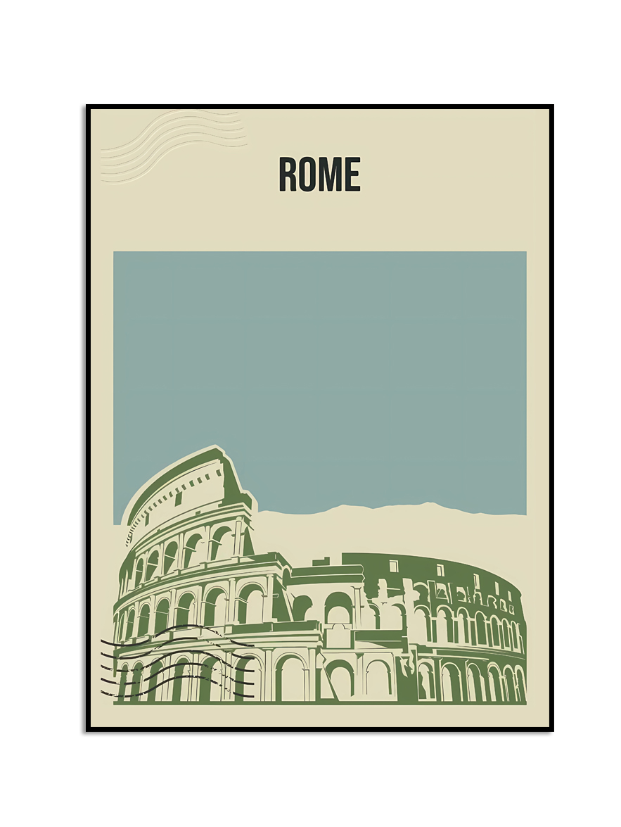 Rom Colosseum Poster