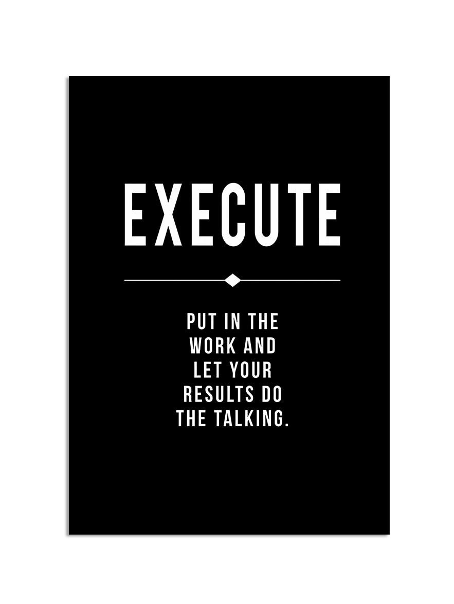 Affisch – EXECUTE