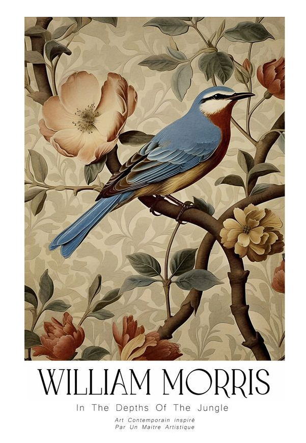 William Morris Djungel Poster