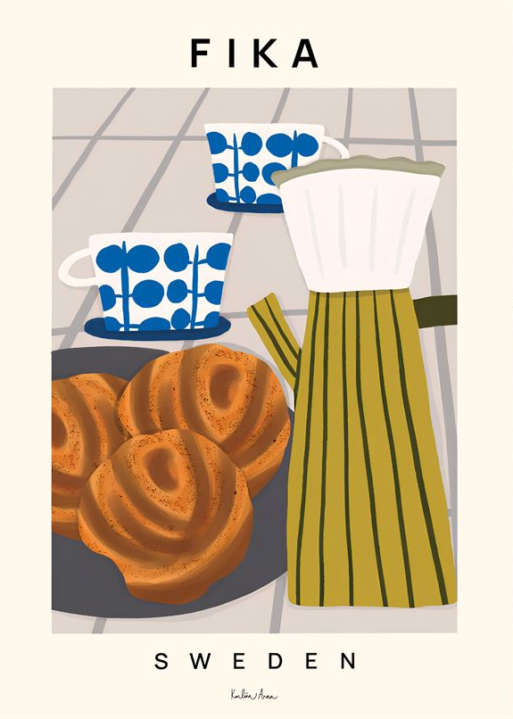 Fika Sverige Affisch