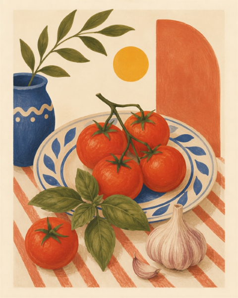 Poster - Tomat Still Life