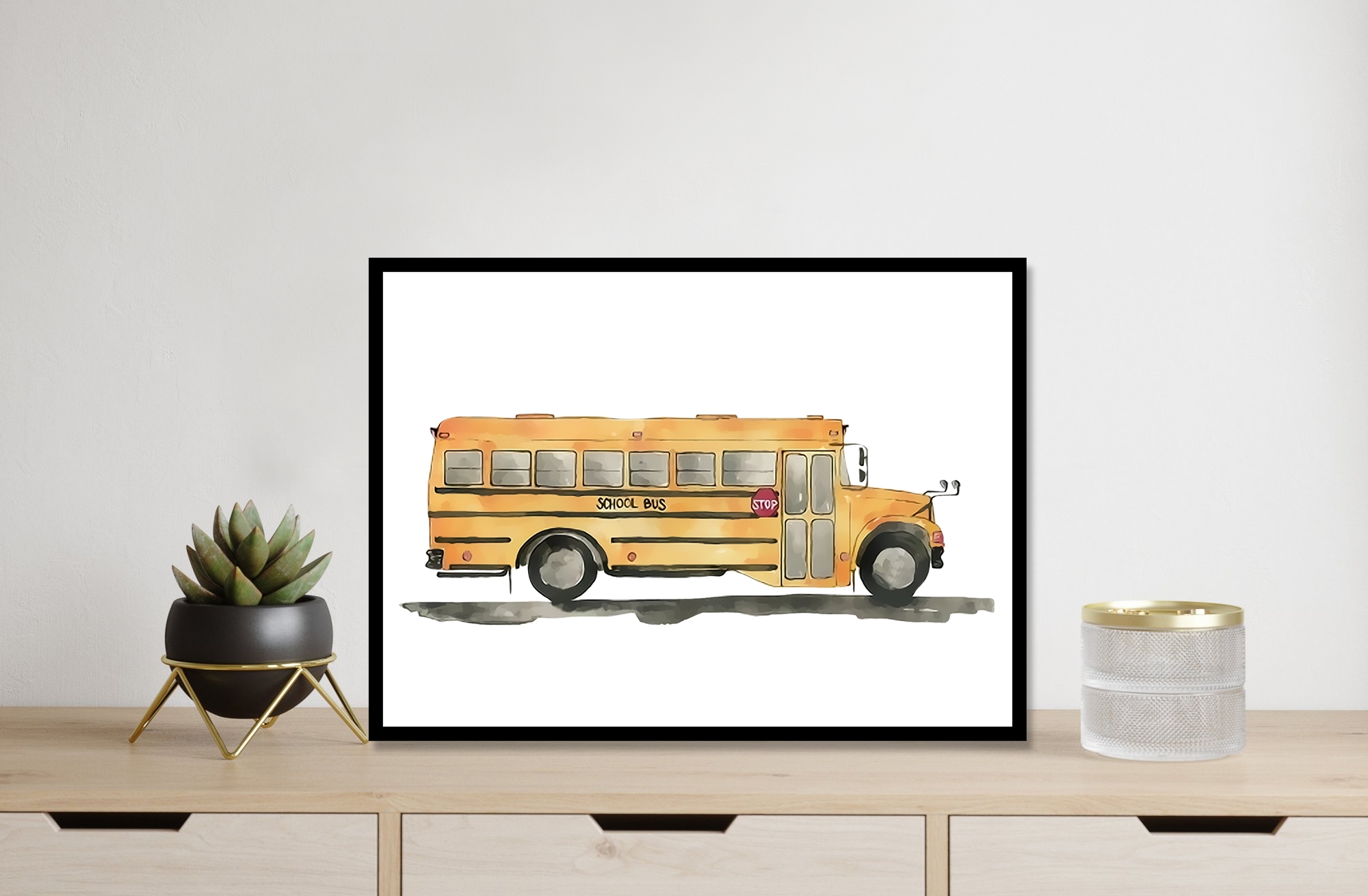 Poster - Skolbuss