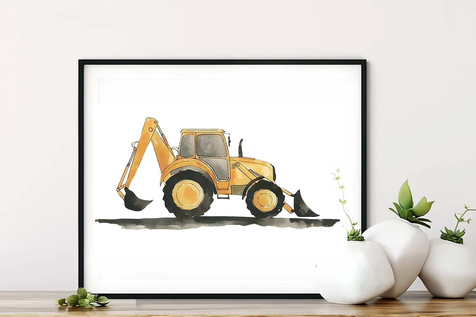 Poster - Grävmaskin