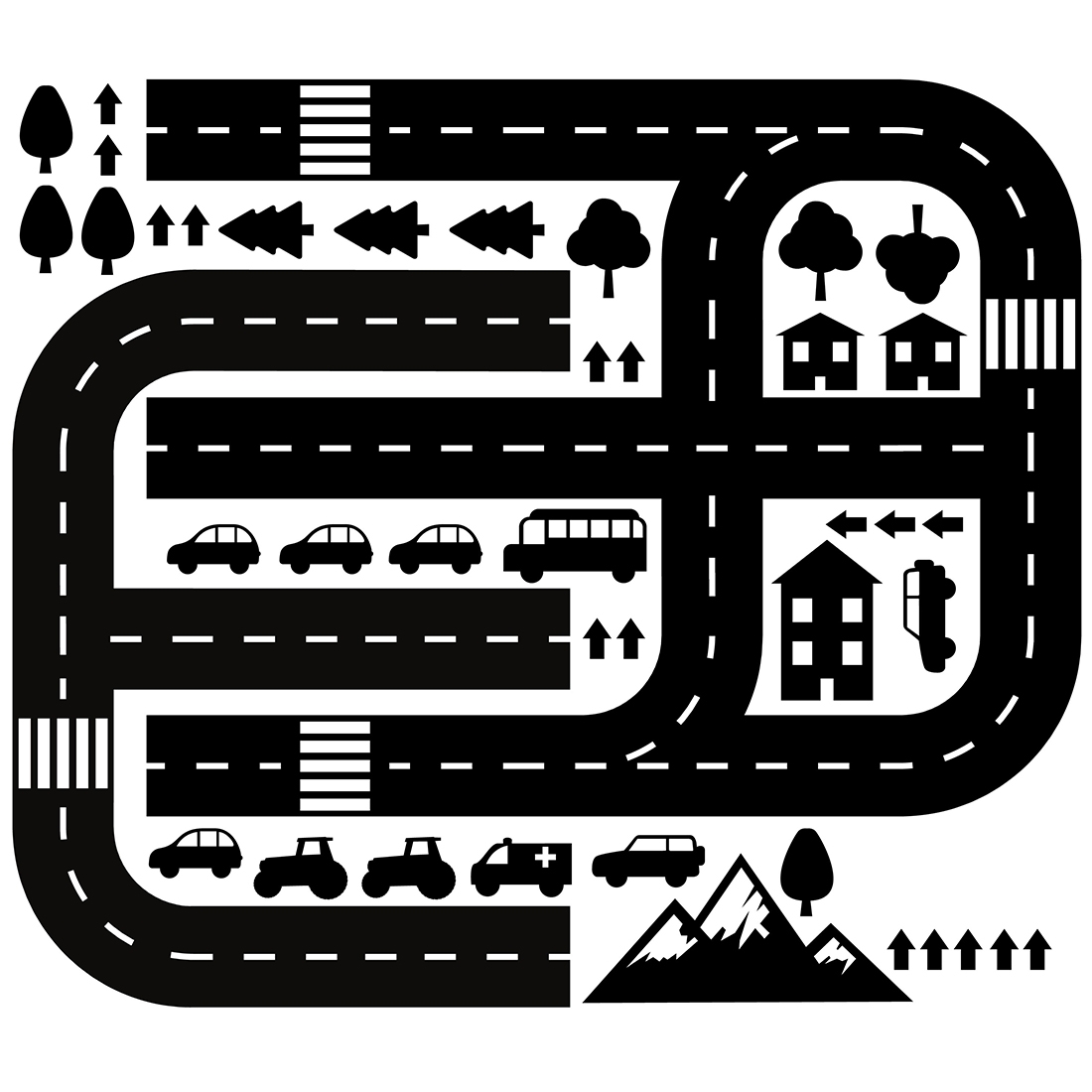 Golvdekal - Race Course