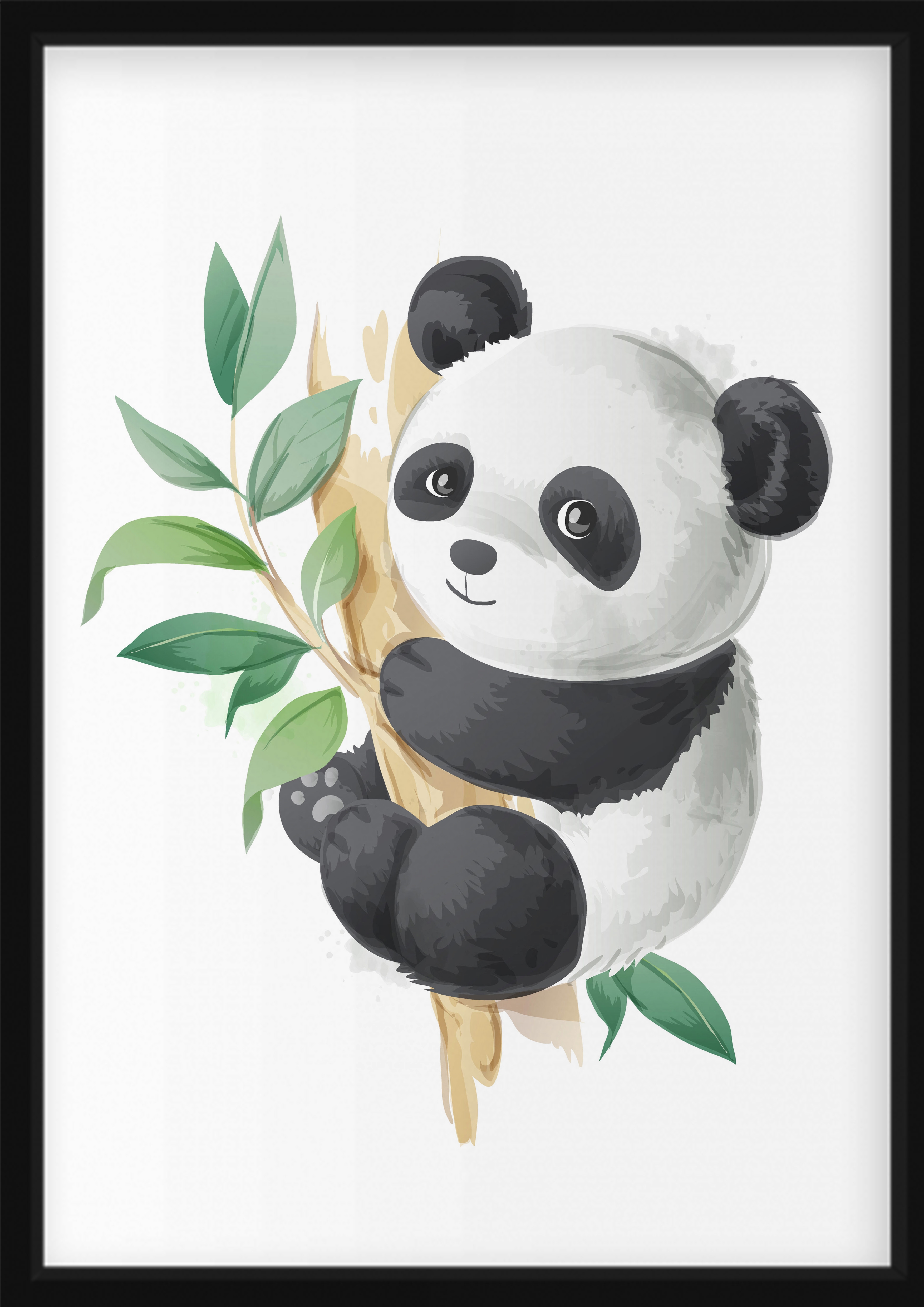 Poster - Panda i trädet