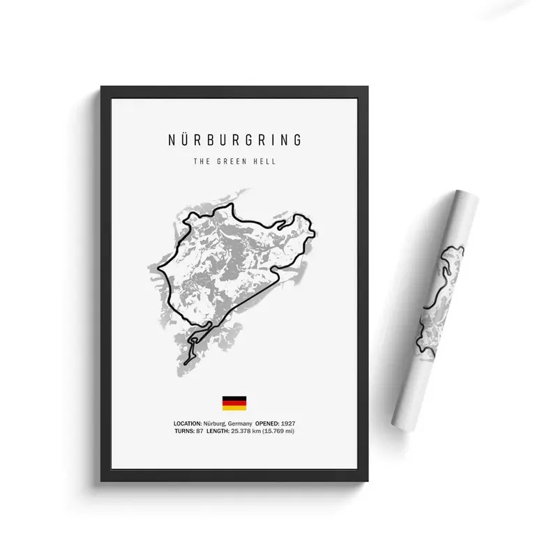 Affisch – NÜRBURGRING / THE GREEN HELL