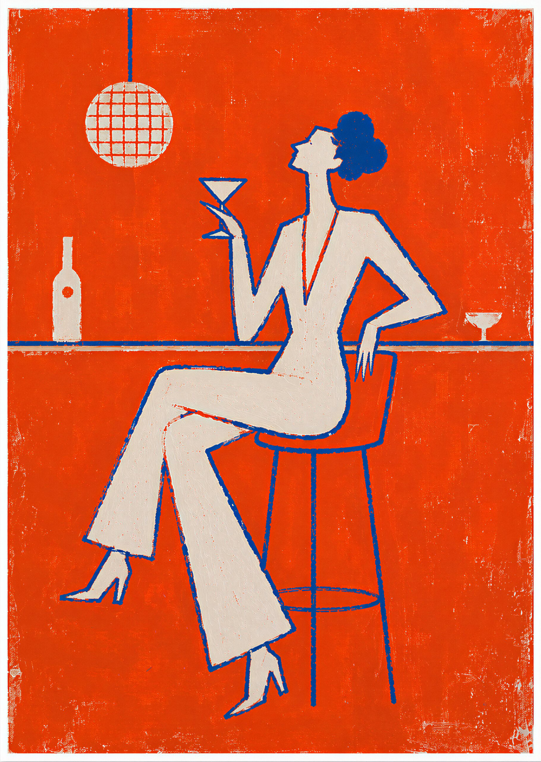 Poster - Elegant Lounge Scene