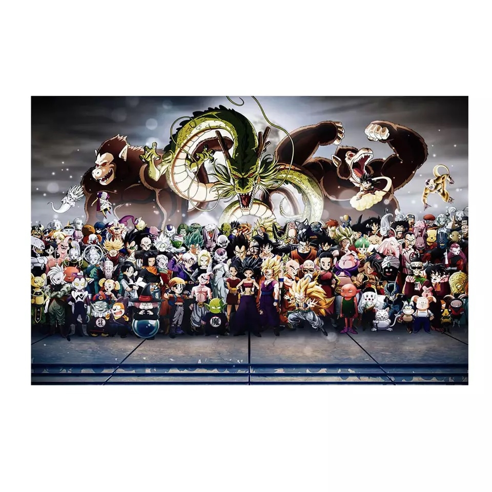 Poster - Japansk klassisk anime Dragon Ball Z figursamling / 02