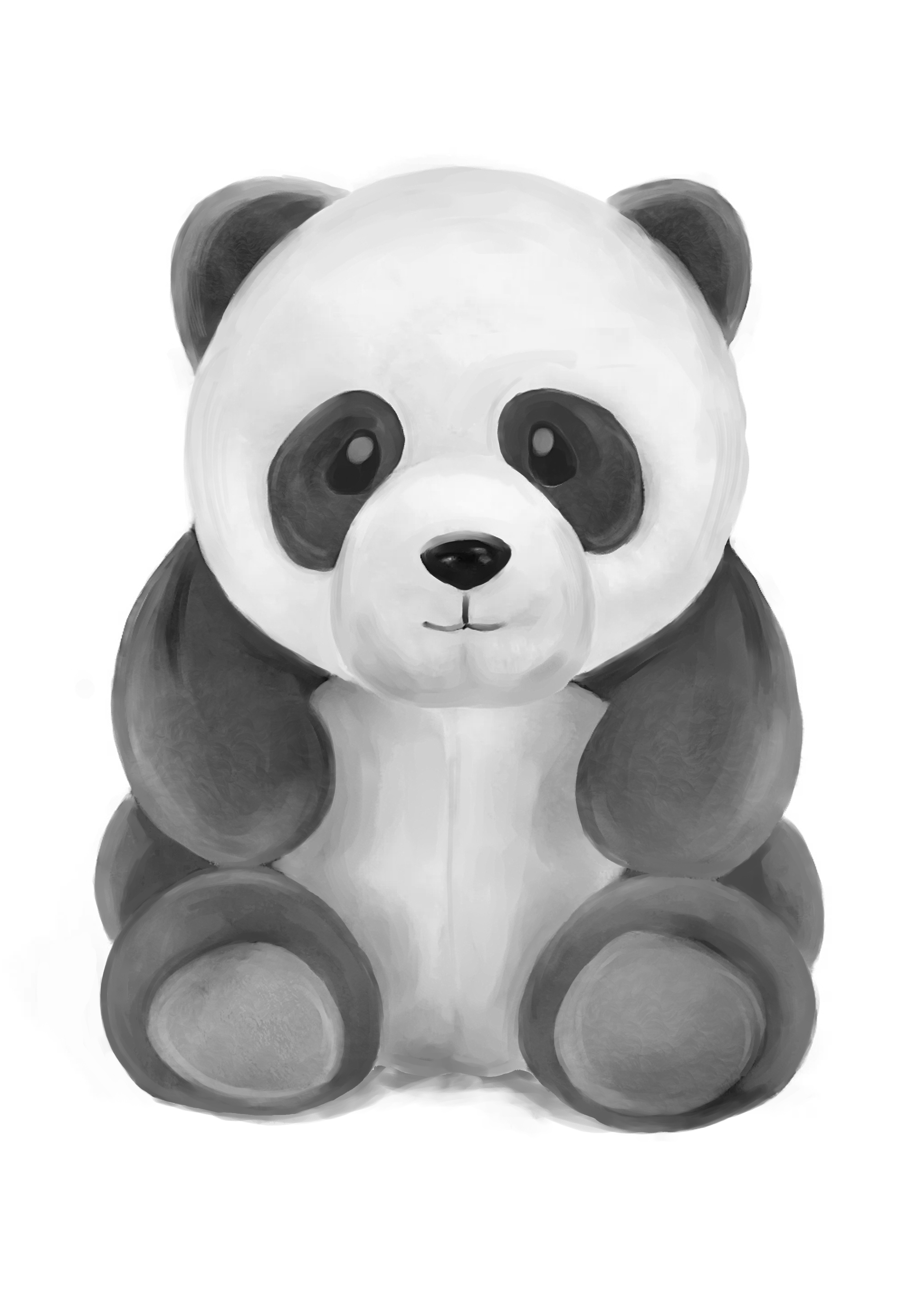 Väggdekal - Panda