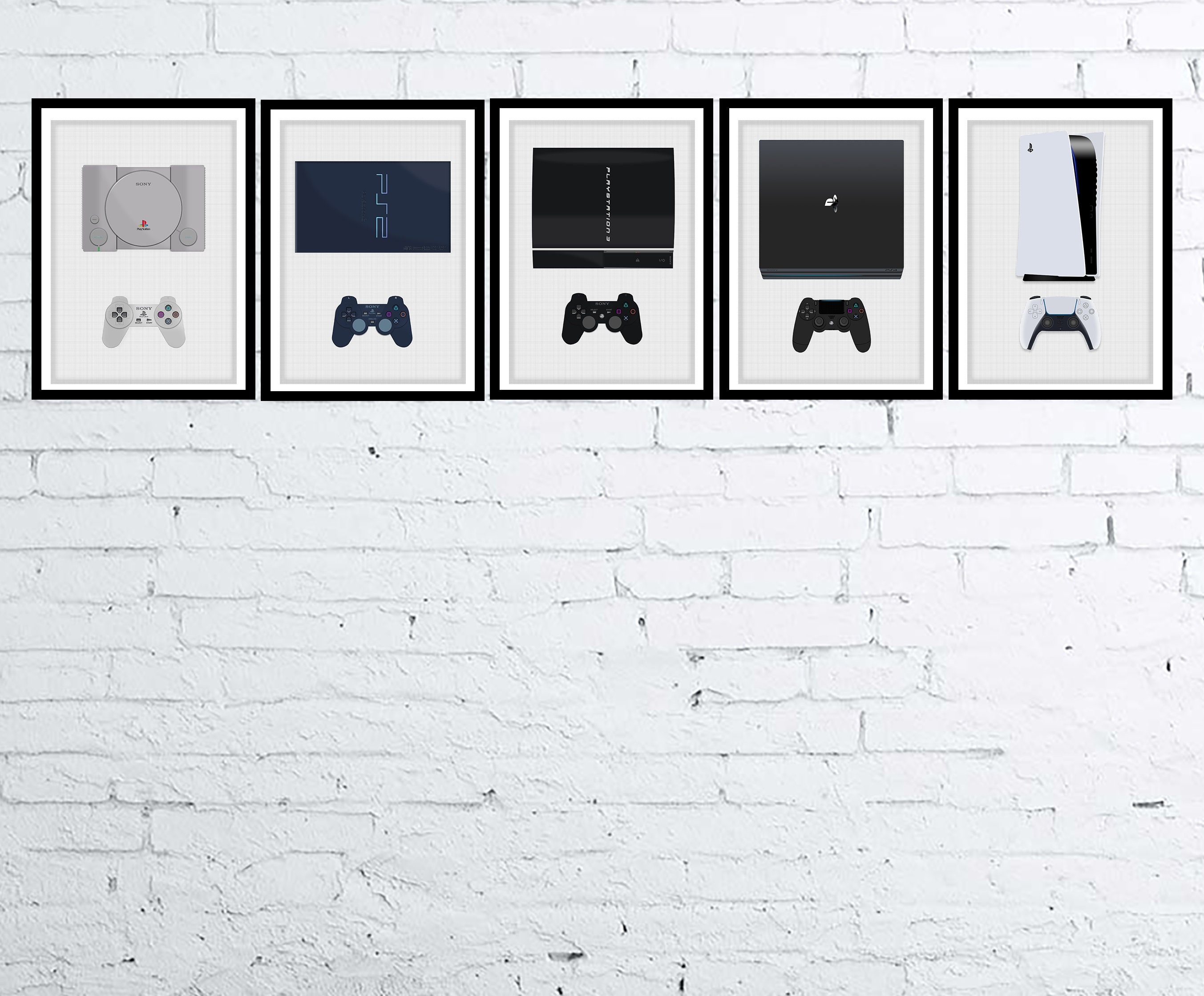 Posters - Playstation Gamer/set med 5