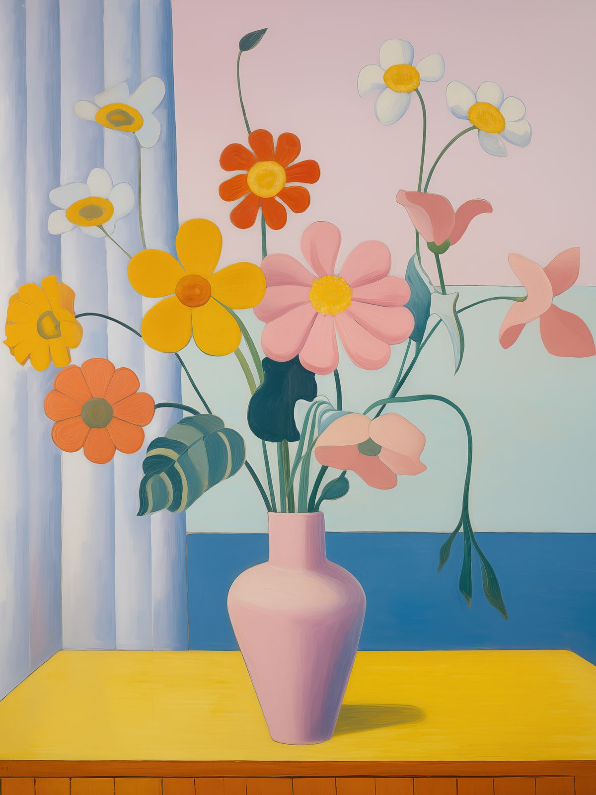 Poster - Blomvas Konst