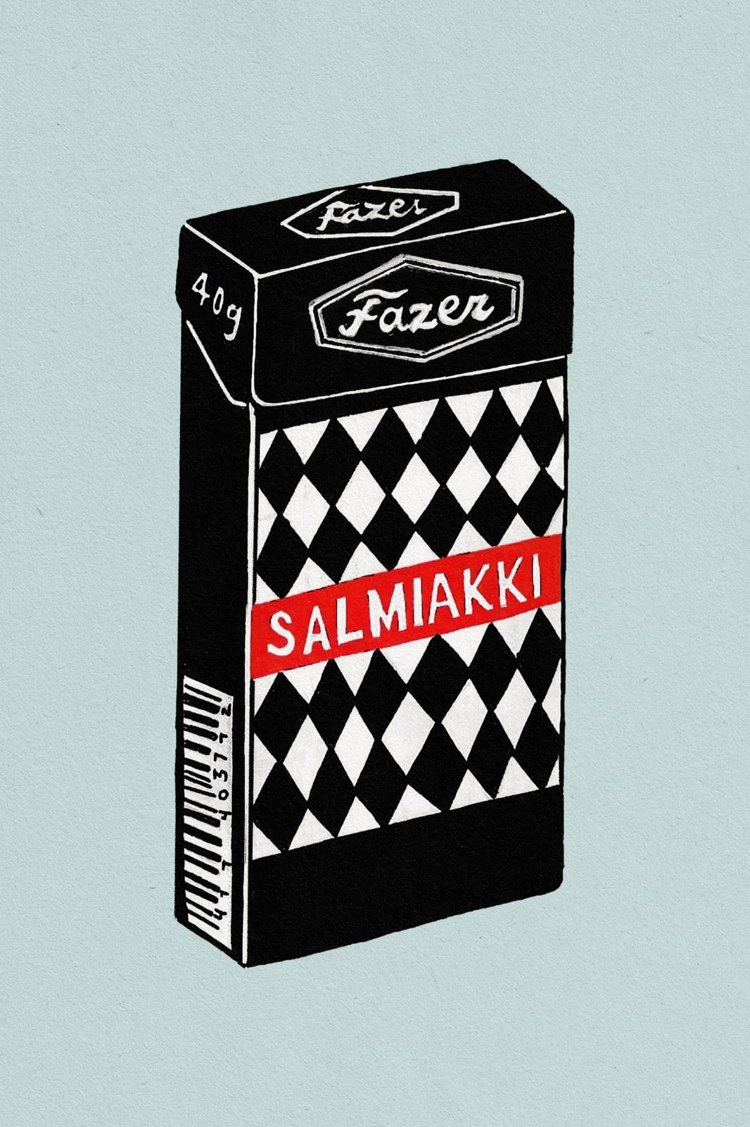 Affisch - Fazer Salmiakki