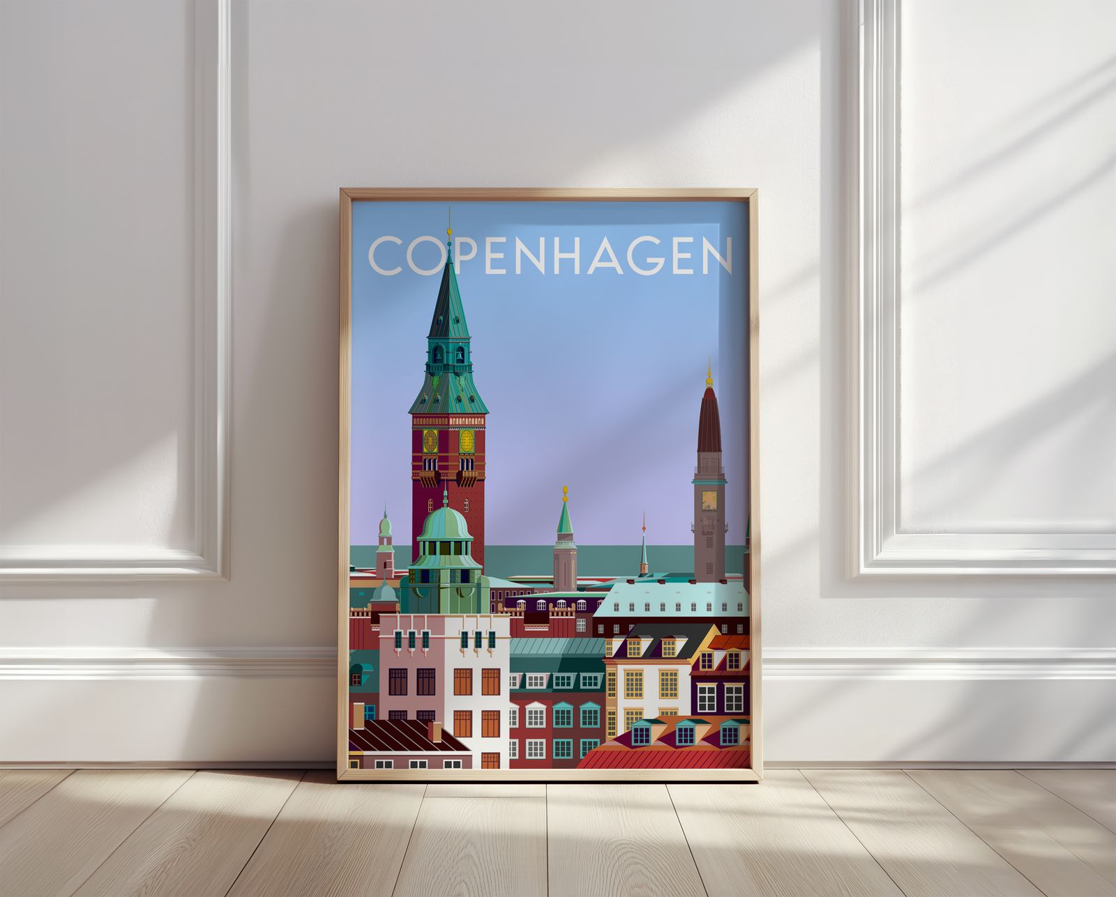 Poster - Köpenhamn Stadsbild