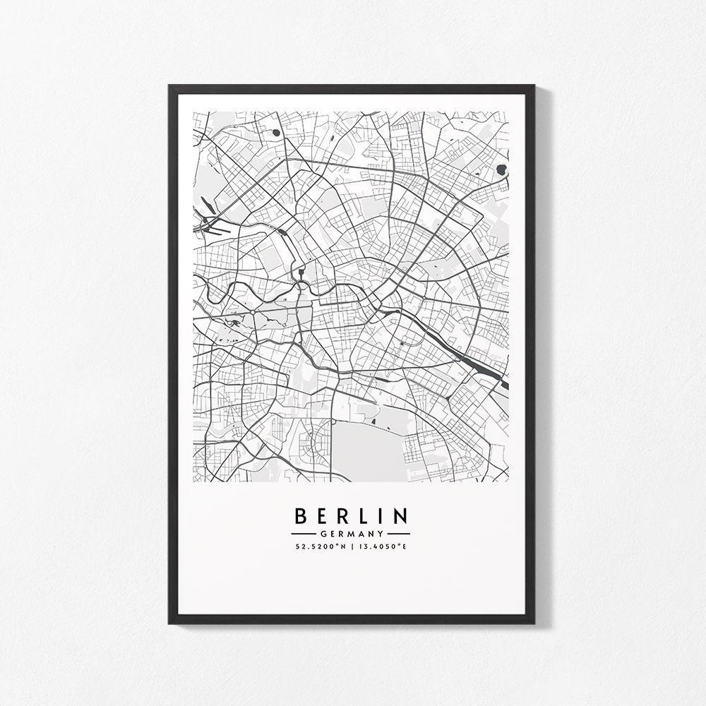 Poster - Berlinkarta